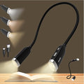 Neck Reading Light, 3 Color & Brightness Adjustable Book Light for Reading in Bed, Hands-Free, Lightweight, USB C Rechargeable, Eye-Caring, Perfect for Crafts, Camping, Kids & Adults (black) - color: Black