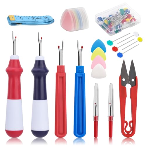 SOCNITC 68 Pcs Seam Ripper Tool Kit Stitch Rippers with Tailors Chalk - size: 68 PCS