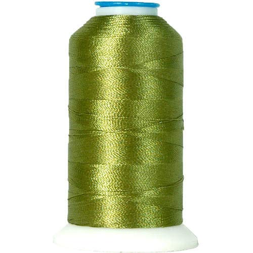 ThreadArt Polyester Machine Embroidery Thread, 1000M 40wt, Dark Avocado 223 - color: Dark Avocado