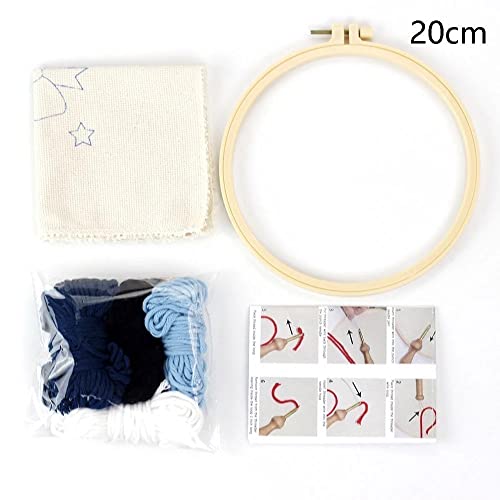 Punch Needle Embroidery kit DIY Christmas Trees Cross Stitch Hoop Craft Kits Handcraft Embroidery(XMD-PD-61)
