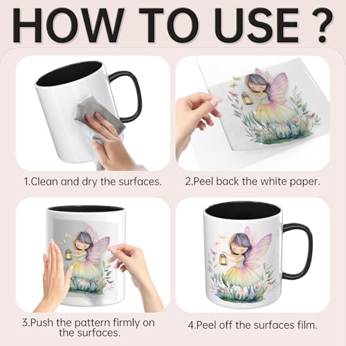 32 PCS Magical Pastel Fairy UV DTF Cup Wrap Stickers - style: Magical Pastel Fairy