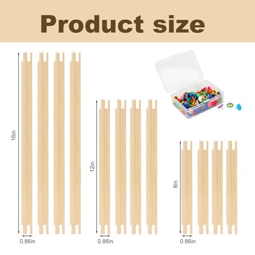 FMTYAOIU Stretcher Bars for Needlework, 6 Sets, 3 Sizes
