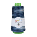 golo Crochet Thread Size10 1.76oz 310yd,Yarn for Hand Knitting Space-Dyed Yarn D03 - color: LD03-Blue