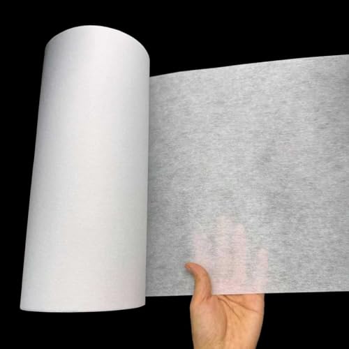 1.7oz Cut Away Stabilizer for Machine Embroidery Precut 12" X 50yd - size: 12" x 50 yards roll