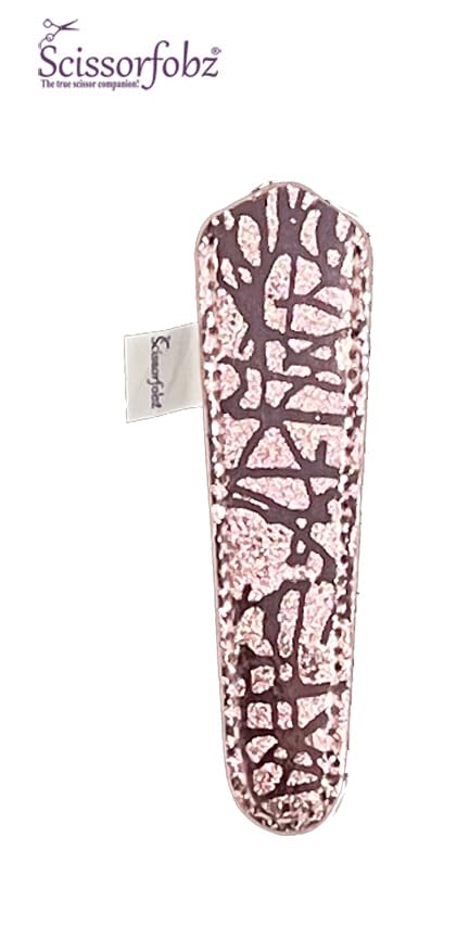 Designer Scissors Sheaths Shears Protective Covers-For Small Embroidery Scissors - Modern Metallic Rose Gold Design-#SS-226 - color: Modern Metallic Rose Gold, size: Single Small Size