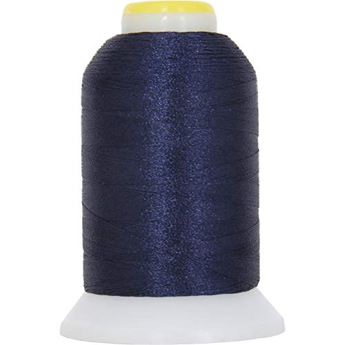 ThreadArt 60wt Embroidery Bobbin Thread, 1000M, Flag Navy - color: Flag Navy