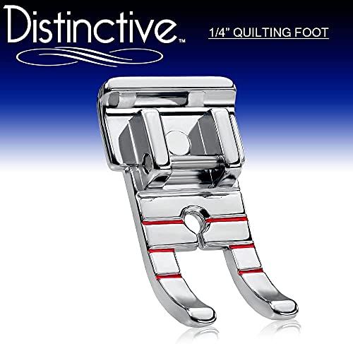 Distinctive 7-Piece Quilting Presser Foot Set with Included Storage Case - size: 7-Piece Quilting Kit