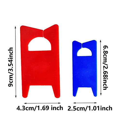 SagaSave Large Yarn Bobbins Spool Thread Knitting Sewing Crochet Weave Winder Tool Cross Stitch Bobbin Organizer Thread Holder(50pcs, Red, Large) - color: Red, size: 50pcs,Large