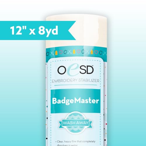 OESD Badge Master Wash Away Embroidery Stabilizer 12" x 8 Yd Roll