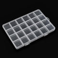 SUTOKAKA 24 Grids Plastic Bead Organizer - size: 24