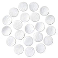 White Adhesive Felt Circles: Variety of Sizes: ½”, ¾”, 1" or 1.5" Wide; Package Sizes for Wholesale Pricing, Die Cut Stickers Ready to use for DIY Projects & Crafts (48 Count 3/4", White) - size: 48 Count 3/4"