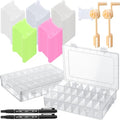 GlikCeil 250 Pcs Set Embroidery Floss Bobbins Thread Organizer Kit