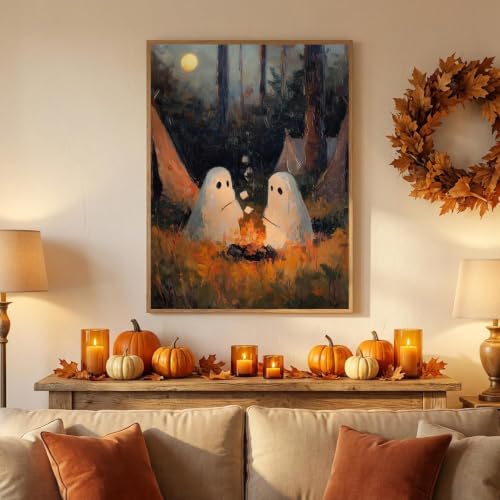 TCDZMYGS Halloween Stamped Cross Stitch Kits for Beginners,12x16in - color: W587