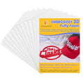 New brothread 12PCS Embroidery Puffy Foam 3MM - White - color: 12×white