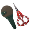 YOUGUOM Small Sewing Scissors, Little Embroidery Shears with Cover - color: Red