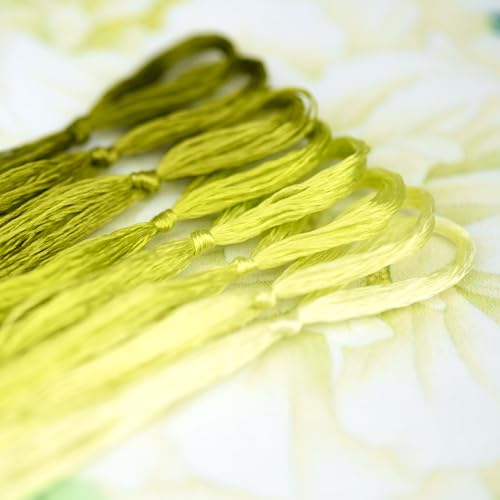 Natural 100% Mulberry Handmade Embroidery Silk Thread Silk Floss (99) - color: 99