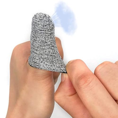 Elfzone 100PCS Finger Cots Cut Resistant Protector,Finger Covers for Cuts - size: 100pcs