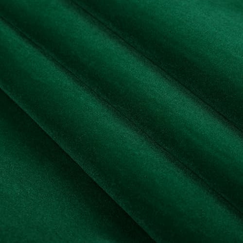 Self Adhesive Plush Velvet Fabric Sheets Velvet Flock Paper Roll Soft Flocking Fabric for Jewelry Box Felt Liner Furniture DIY Arts and Crafts 14 x 98 Inches Green - color: Green, size: 98"L x 14"W