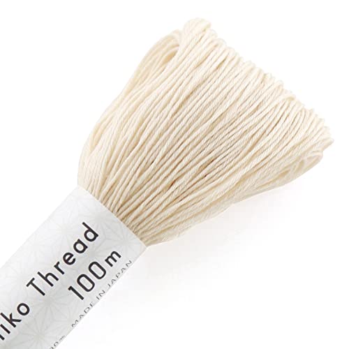 Shibori Dragon Sashiko Large Skein 111yds Thread, Off-White - size: 3937.01 inches
