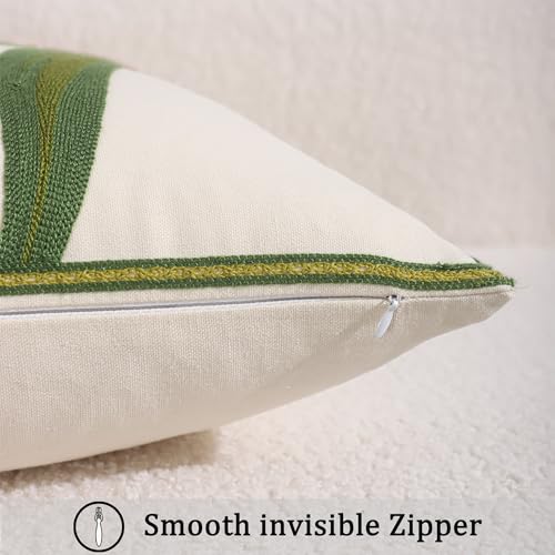 Embroidered Throw Pillow Covers 16x16 Pack of 2 Pink Tulip - color: Pink Tulip, size: 16" x 16" (Pack of 2)