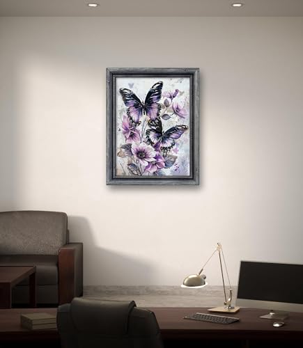 Leczany Cross Stitch Patterns Stamped Kit for Beginners | Embroidery Supplies DIY Craft Kit Needlepoint for Adults Starter | 11CT, 3 Strands | Butterflies and Flowers 15.8x20.9 inches - color: 11CT Stamped kits, Butterflies and Flowers 15.8x20.9 inches