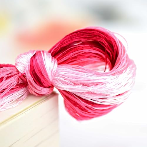 Natural Silk Thread, Handmade Embroidery Thread, 8 Colors, 110m Each, Mulberry Silk Floss for Hand Embroidery, Fine Detailed Needlework, Luxury Embroidery Threads Set（11） - color: 11