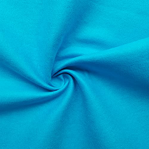 Jtnohx Color Felt Sheets 1 Square Yard Craft Felt Fabric Sky Blue 1.4mm - color: Sky Blue