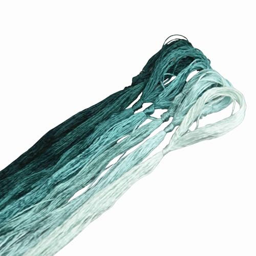 Mulberry Silk Floss Embroidery Thread Floss-Cross Stitch Threads China Silk Woven Jewelry Threads DIY Sewing Kits (50) - color: 50