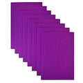 Jtnohx Stiff Felt, 2mm Thick Felt Sheets for Crafts, 8"x12" Hard Felt Fabric Squares 8Pcs for DIY Projects (Purple) - color: Purple