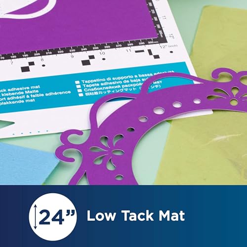 Brother ScanNCut DX Mat CADXMATLOW24, Large 12" x 24" Low Tack Adhesive for Thin and Delicate Materials, Replacement Accessory - style: 12" x 24" Low Tack