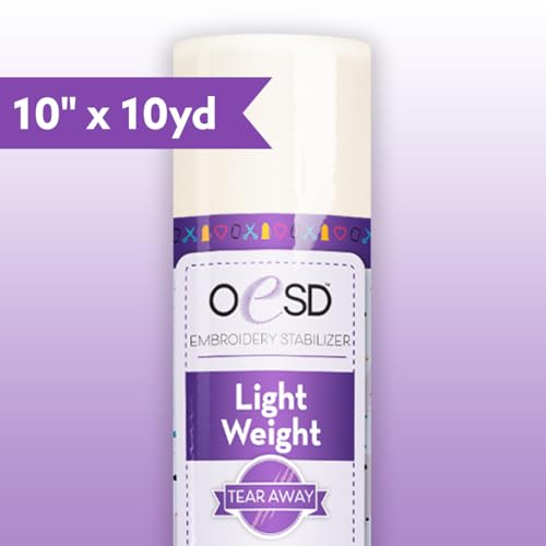OESD Light Weight Tear Away Embroidery Stabilizer 10" x 10 Yd Roll