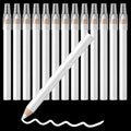 14Pcs Fabric Chalk Pencil for Sewing, Ymapinc Water Soluble White Pencil with Tip Caps, Tailors Marking Tools, Washable White Markers, Chalk for Dressmaking Quilting DIY Craft Supplies