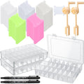GlikCeil 500 Pcs Set Embroidery Floss Bobbins Thread Organizer Kit