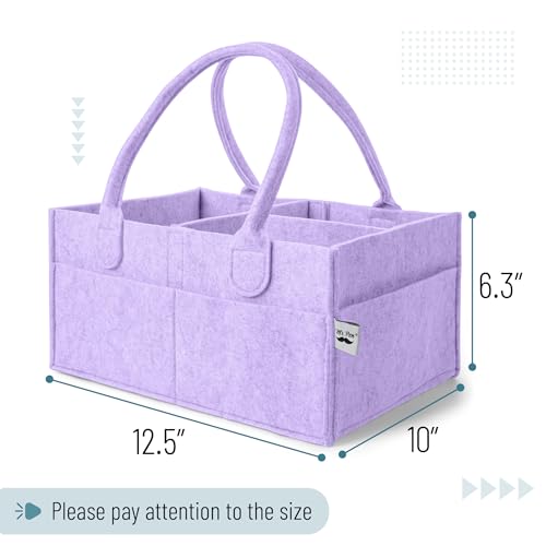 Mr. Pen- Baby Diaper Caddy Organizer, lavender dream - color: Lavender Dream, size: 1 Pack, Regular