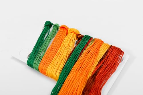 Punch Needle Embroidery Kit for Beginners – Complete Set with Patterned Fabric, Hoops, Yarns & Tools – DIY Rug-Punch Craft Kit for Adults (1 Style)