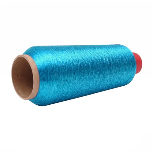 Mandala Crafts Metallic Teal Embroidery Floss for Sewing, 3281 Yard Spool - color: Teal, size: 3000M 3281 Yard