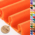 Neon Orange Soft Felt Sheet 36'' X 36'', 1.4mm Felt Fabric Sheet for Craft - color: Neon Orange