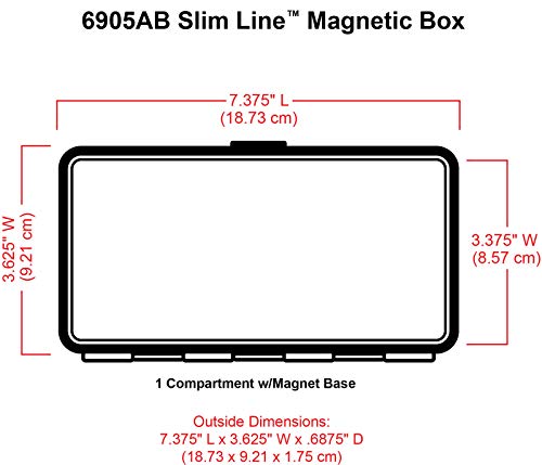 ArtBin Sew-Lutions Slim Line Magnetic Craft Box, Translucent Raspberry - size: Small - Single Pack, style: Slim Line Magnetic Box