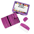 20Pcs Knit Blockers Pins Kit, Knit Blocking Combs for Crochet Knitting Blocking Board Mats, Crochet Blocking Pins for Crochet Projects Sewing Lace Needlework Projects Tool-Purple - color: Purple