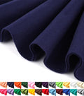 Barcelonetta | Felt Fabric | 72" Wide | 1.6mm Thick | Acrylic & Soft | Felt by the Yard | Felt for DIY Crafts, Projects, Sewing (Navy Blue, 1 Yard) - color: Navy Blue, size: 1 Yard