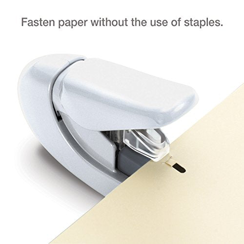 Plus 31250 Paper Clinch, Glossy White - color: Glossy White