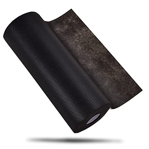 New brothread Black No Show Mesh Embroidery Stabilizer 12" x 25Yd Roll - color: Black No Show Mesh
