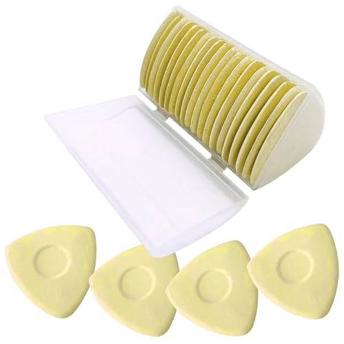 Tailors Chalk,20 Pack Triangle Tailor's Fabric Marker Chalk,Fabric Markers for Sewing,Sewing Notions & Accessories (Yellow) - color: Yellow