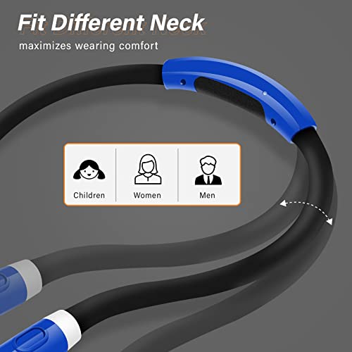 Vekkia Rechargeable LED Neck Book Light for Reading in Bed - color: Blue