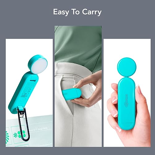 VAVOFO USB Rechargeable Book Light, Bookmark Clip on LED Reading Light - color: Blue