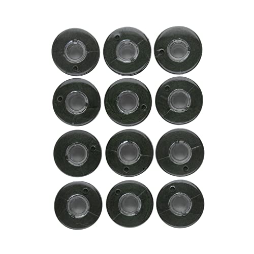 Sew Great Sewing Machine Prewound Bobbin 60 Weight Polyester Thread 12-Pack #447 Ivy Green - color: Ivy