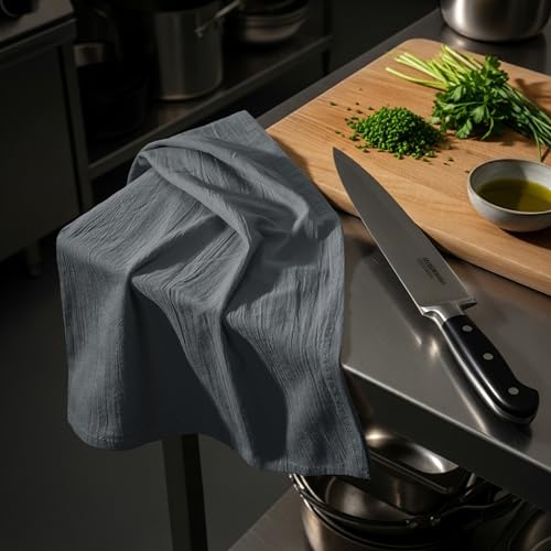 Utopia Kitchen Light Grey Flour Sack Towels [12 Pack-28 x 28 In]100% Cotton - color: Light Grey, size: 12 Pack