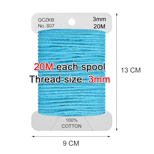 Classic Crochet Thread Yarn 100% Pure Cotton Thread,Col No: 807,Peacock Blue - color: Peacock Blue