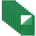 Bonsicoky Green Self Adhesive Felt Sheets, 10 Pack, A4 Size (8" x 12") - color: Green
