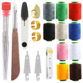 Hand Sewing Kit with 25 Big Eye Sewing Needles, 43 PCS Portable Sewing Supplies with Thread, Seam Ripper, Needle Threaders, Thimbles, Scissors & Tape Measure for Repair and DIY Craft